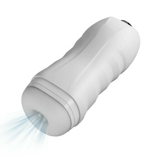 Eternal 5 Sucking 10 Vibrating Male Masturbators White Sex Toys