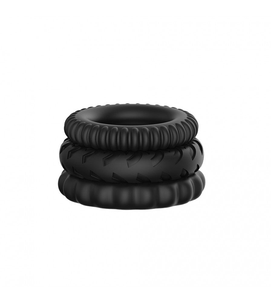 1.1-Inch Stamina Trainer Erection Enhancer 4 Separated Penis Ring