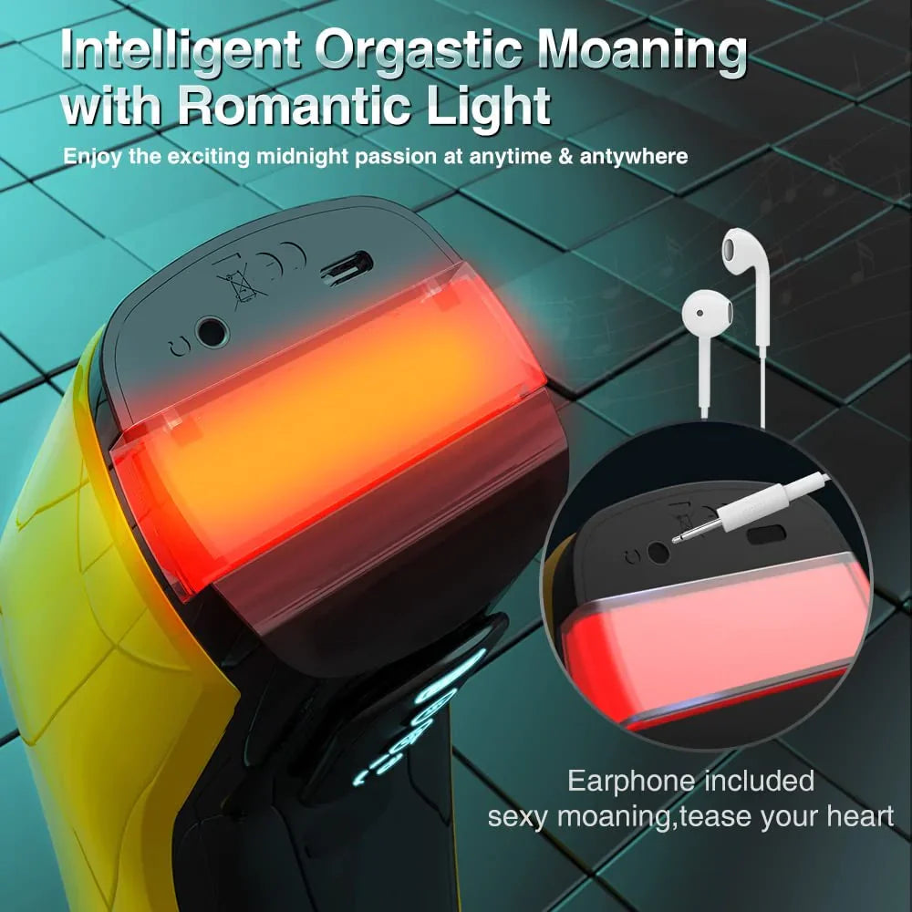 Lester Intelligent Heating Automatic Male Masturbator Sucking Toys