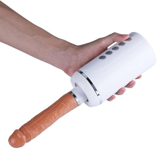 OMYSKY 11.4-Inch 6-Frequency 3-Speed Telescoping Voice Dildo