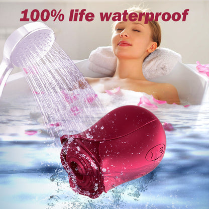 Rose Shape Vaginal Sucking Vibrators