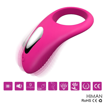 Men's Sperm Lock Ring Men's Penis Ring Husband And Wife Vibration Fun