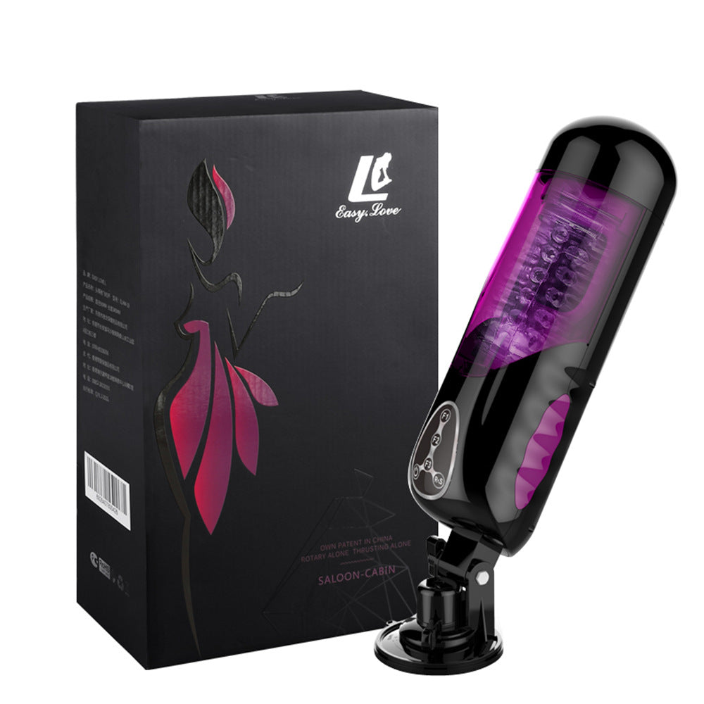 Trainer Rotating and Thrusting Suction Cup Masturbator