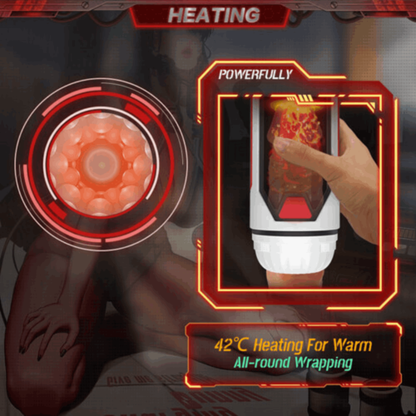 Vibrbud 3 In 1 Thrusting Future Machina Masturbator Cup