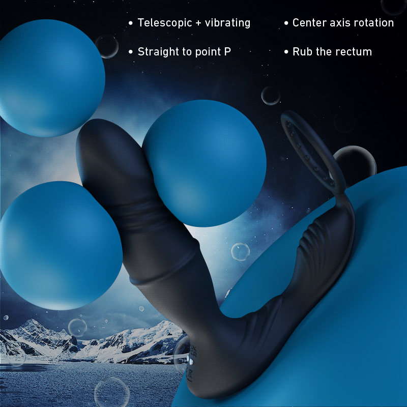 Pre-saleMurphy-APP/Controller & 9-Telescopic / Vibration & Penis Ring
