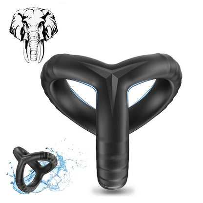 Fun Toys Double Ring Liquid Silicone Lock Ring Husband And Wife Co Vib