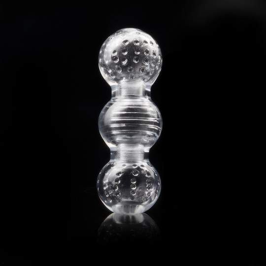 5.7-Inch Transprent 3 Chambers Male Masturbator