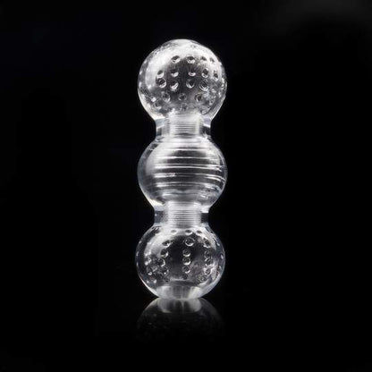 5.7-Inch Transprent 3 Chambers Male Masturbator