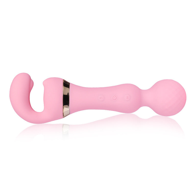 Cross Border Hot Selling Vibrator Female Clitoris Orgasm Masturbator G-point Second Fashion Av Stick Adult Sex Toy