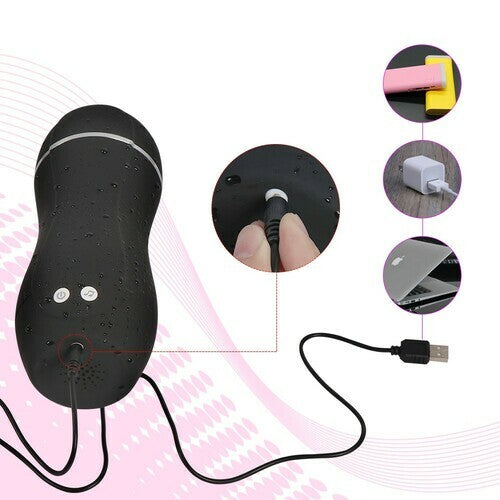 AcmeJoy 10 Vibrations Pussy Pocket Moaning Male Masturbators