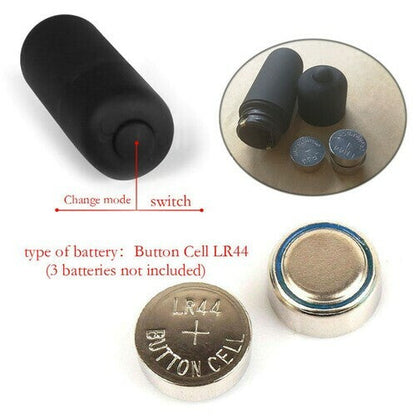Soft Silicone 10-Speeds Vibration Scrotum Cap Cock Ring