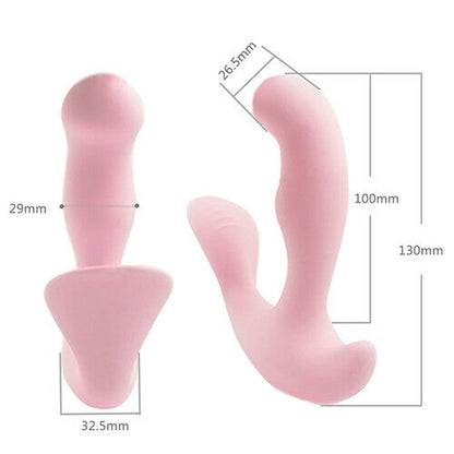 10 Speed Medical Silicone Heating Prostate Massager Anal Vibrator