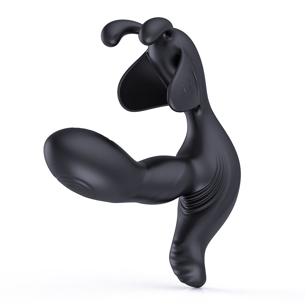 ACMEJOY Tapping Tip Triple Stimulation 7 Vibrating Prostate Massager