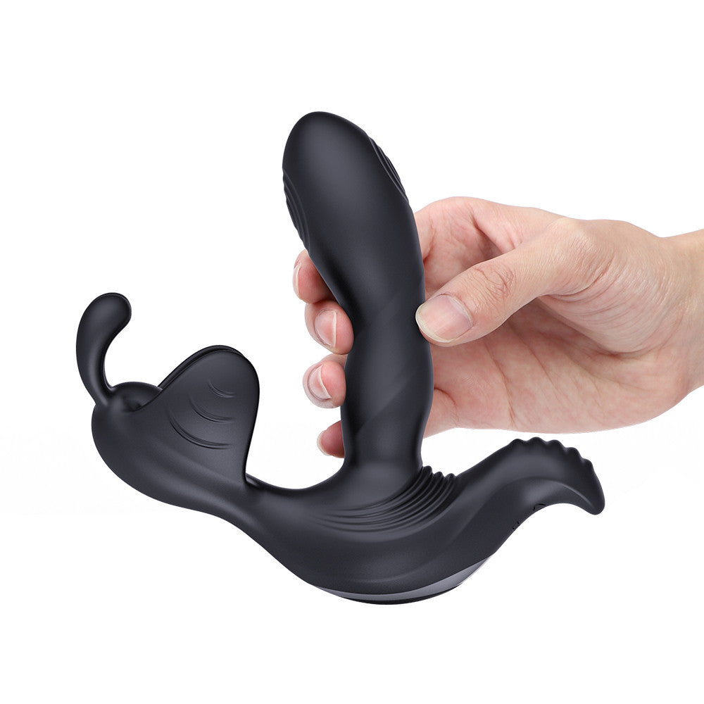 ACMEJOY Tapping Tip Triple Stimulation 7 Vibrating Prostate Massager