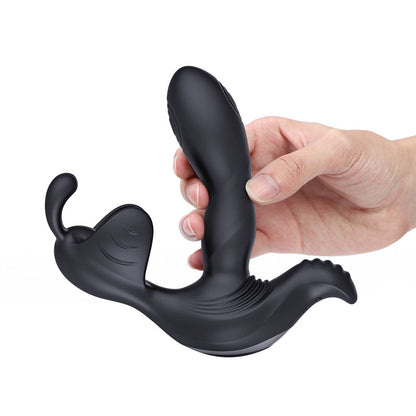 ACMEJOY Tapping Tip Triple Stimulation 7 Vibrating Prostate Massager