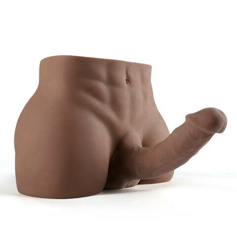 Hunky Unisex Male Realistic Butt with Bendable Penis Anal Entry