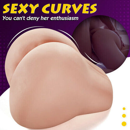 17.3lb Tina Life-size Twin Tunnels Realistic Vagina and Ass 16.5lb