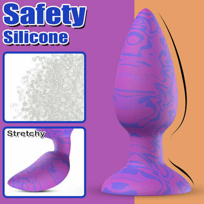 Eli Progressive Anal Training Flared Base Silicone Butt Plugs Set (3 PCS)