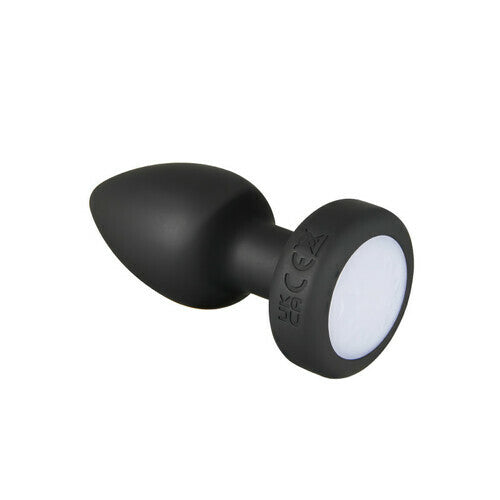 Acmejoy Remote Control Vibrating Training Anal Plug with Flashing Light Base