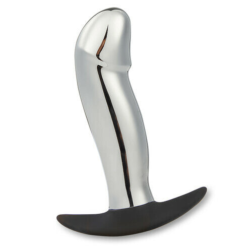 AcmeJoy 10 Vibrating Aluminum Chrome Alloy Anal Plug