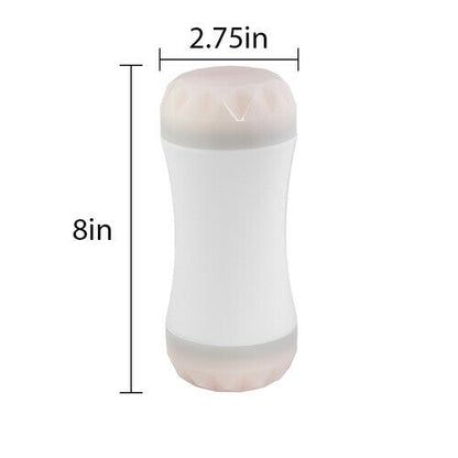 AcmeJoy Double Hole Manual Male Masturbation Cup