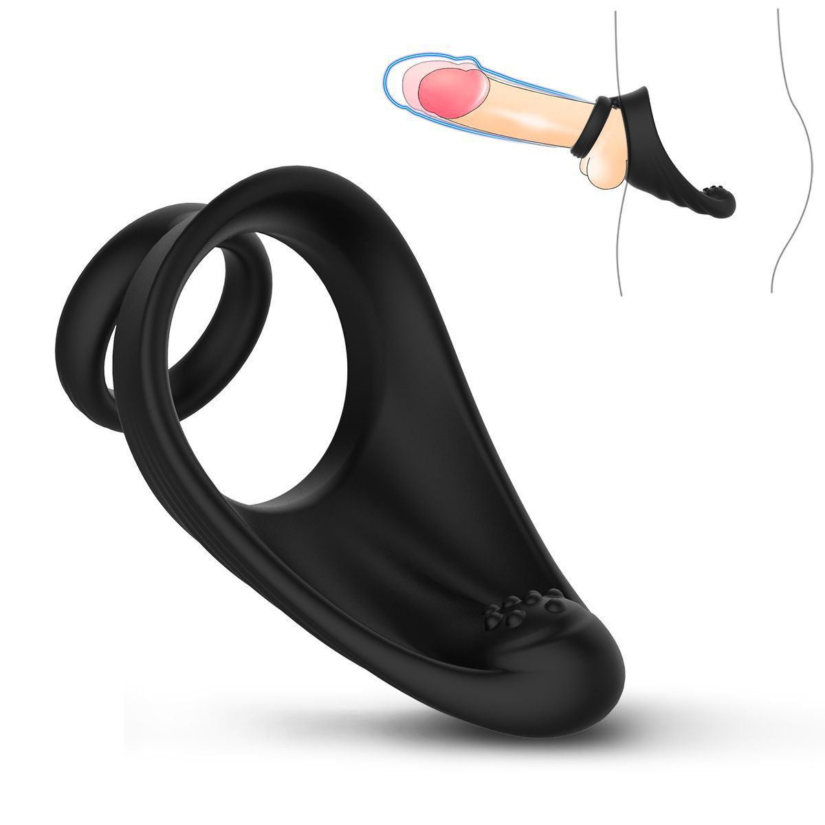Shell Lock Sperm G-spot Ring Gay Men's Alternative Foreskin Ring Solar