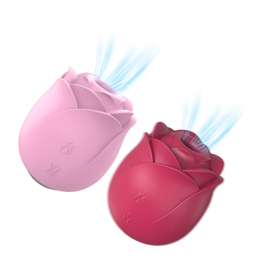 Rose Suction Clitoral Vibrator Stimulator Women