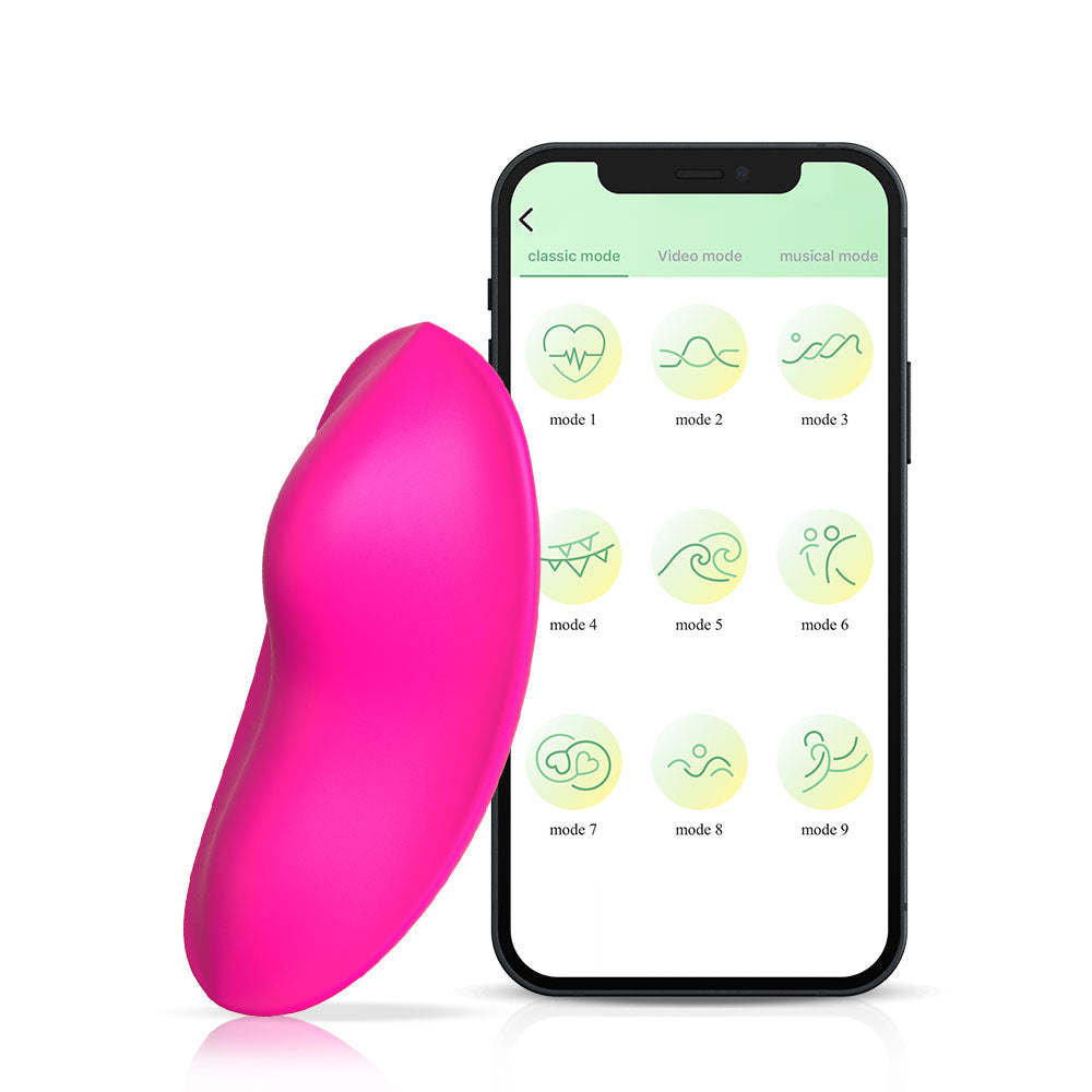 Silicone Remote Wearable Clitoral Vibrator