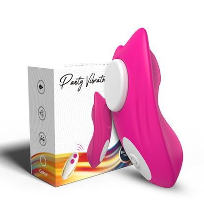 Magnetic Suction Wear Soft Point Invisible Wear Multi Frequency Remote Control Vibration Massage Mini Adult Products