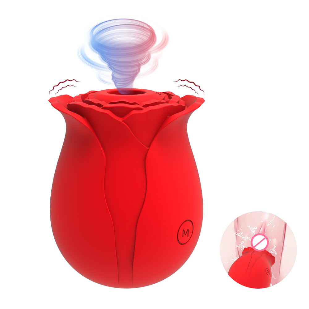 Rose Vibrator Delux With Multicolor