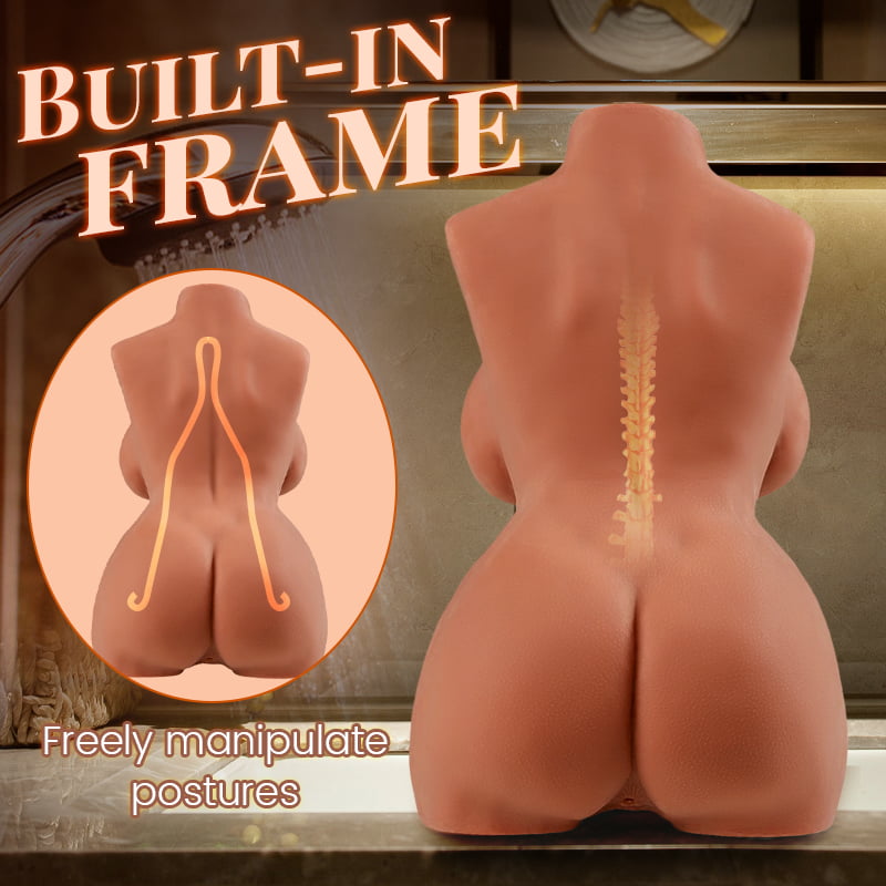 10.7 lb Hayley Busty Tanned Hottie Dual-Entry Lifelike Doll Masturbator