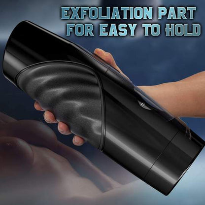 Telescoping Rotating 8 Modes Vision Window Masturbation Cup