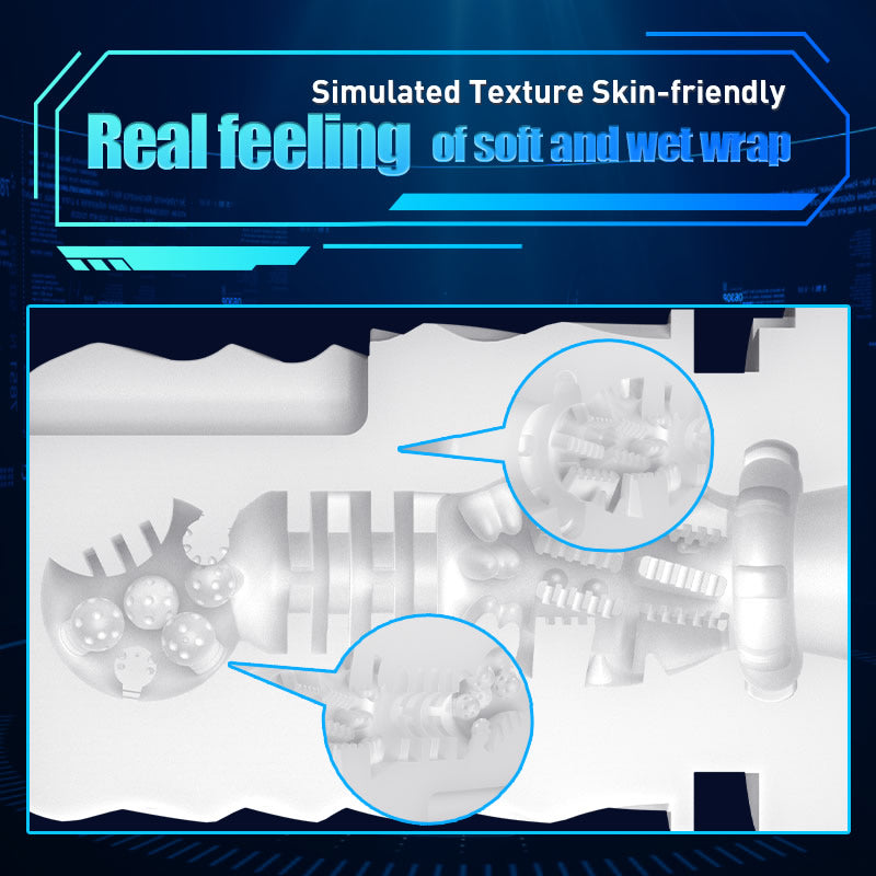 NO.6 - Sucking & Vibrating Technology Male Masturbator