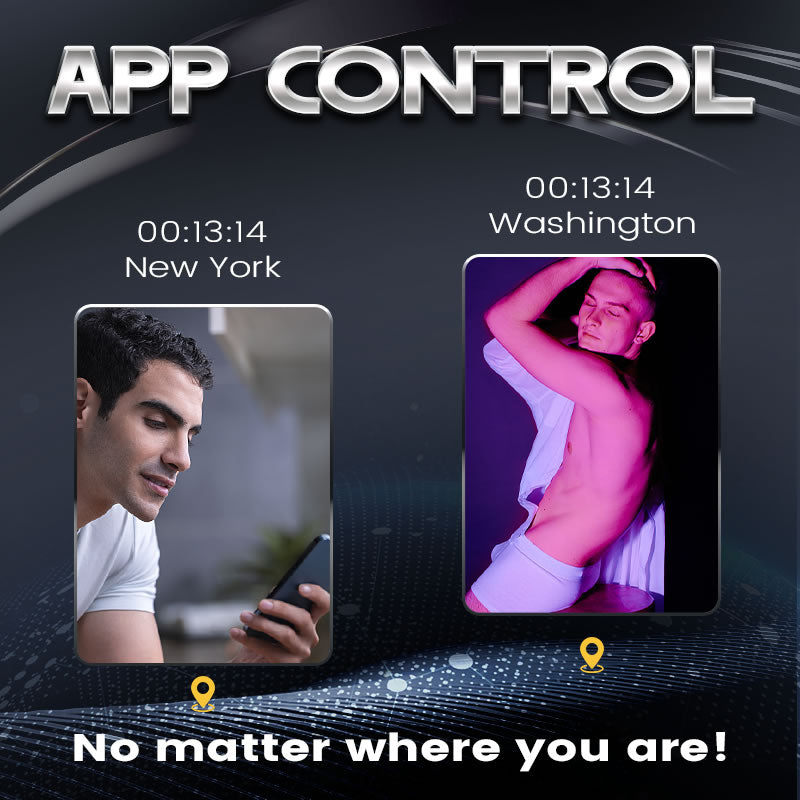 U-REYER APP Control 4 Quiet Vibrations Cock Ring & Prostate Massager