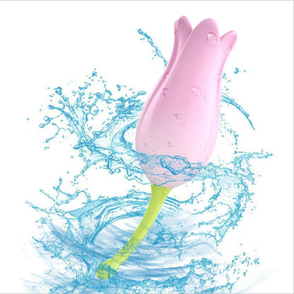 Tulip Vibrator Rose Clitoris Massage Egg