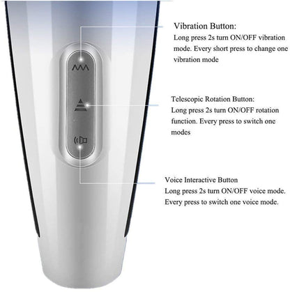 Man Masturbation Fully Automatic Aircraft Cup, Interactive Pronunciation, Fully Hands Free, Sex vibrating machine
