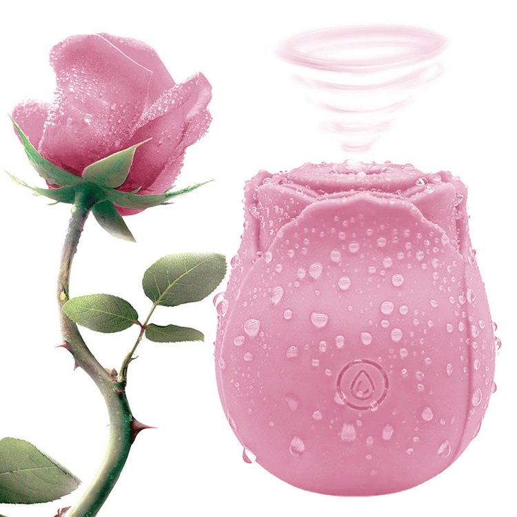 Rose Sucking Vibrator Sex Toys For Women Black