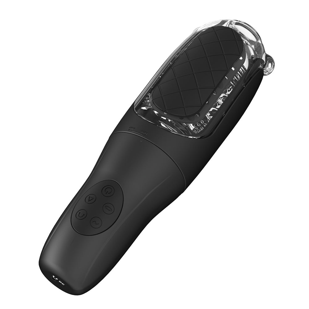 Automatic Male Masturbators with 10 Vibrations Penis Pump Glans Training Tool