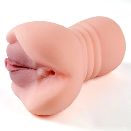 Pocket Pussy Male Masturbation Sex Toys with Realistic 3D Vagina and Tight Anus. Portable Man Masturbation Stroker Adult Sex Doll