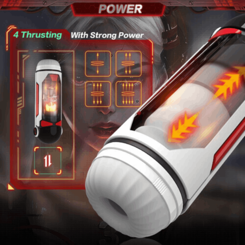 Vibrbud 3 In 1 Thrusting Future Machina Masturbator Cup