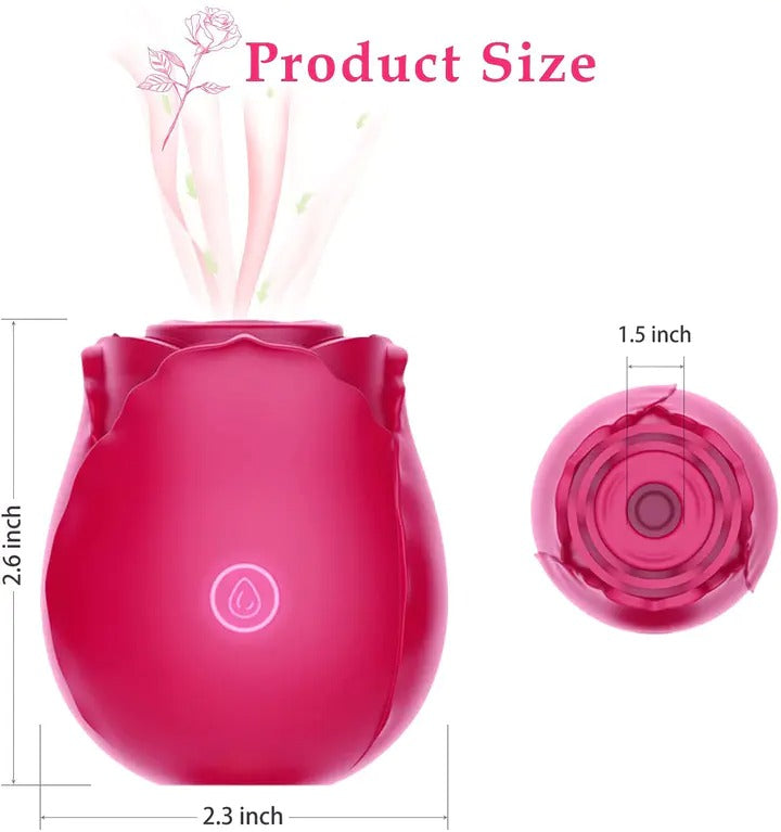 Rose Sucking Vibrator Sex Toys For Women Purple