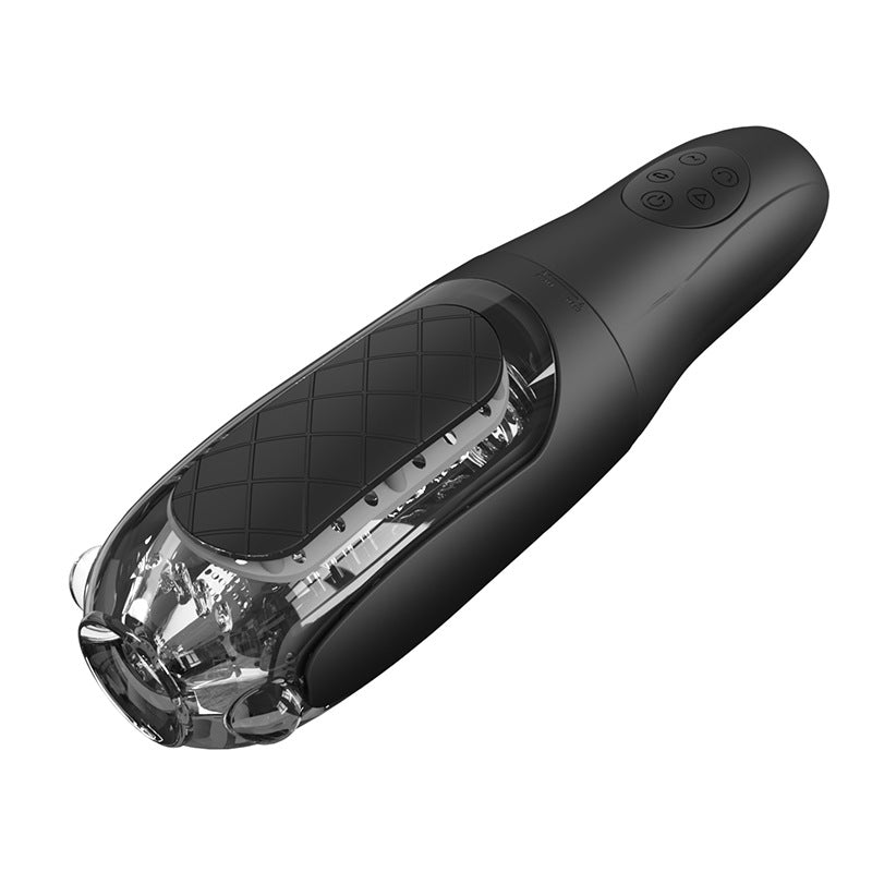 Automatic Male Masturbators with 10 Vibrations Penis Pump Glans Training Tool