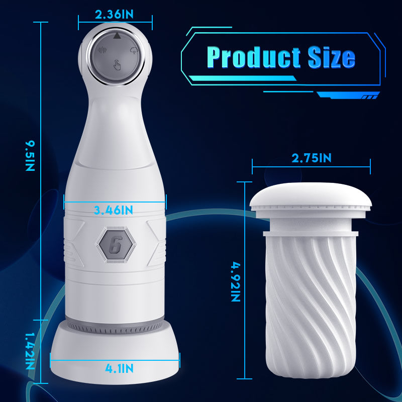 NO.6 - Sucking & Vibrating Technology Male Masturbator