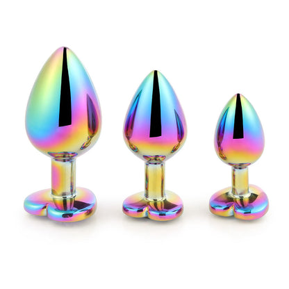 Colored Heart-shaped Anal Plug