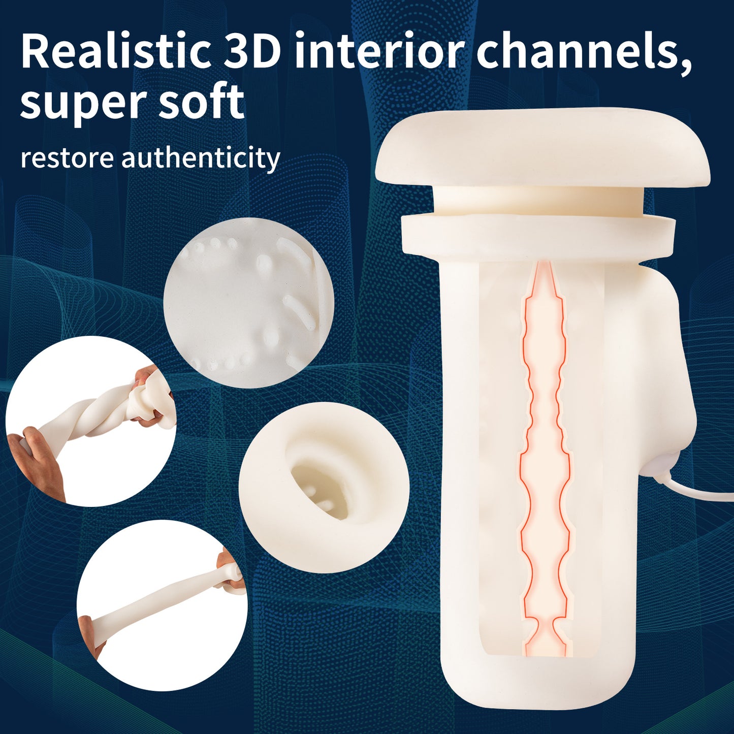 Vibrbud 10 Vibration Male Masturbation Cup