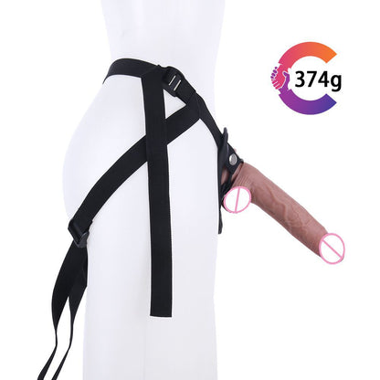 قضيب اصطناعي من السيليكون، سراويل جلدية، مرح، منتجات جنسية للنساء المثليات