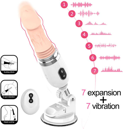 Large Didlo Suction Cup Vibrant Toys with Remote Control