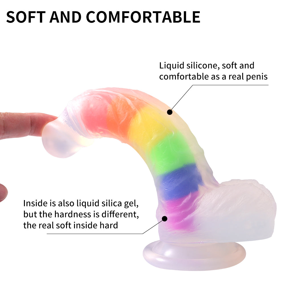 Transparent Penis Realistic Dildo