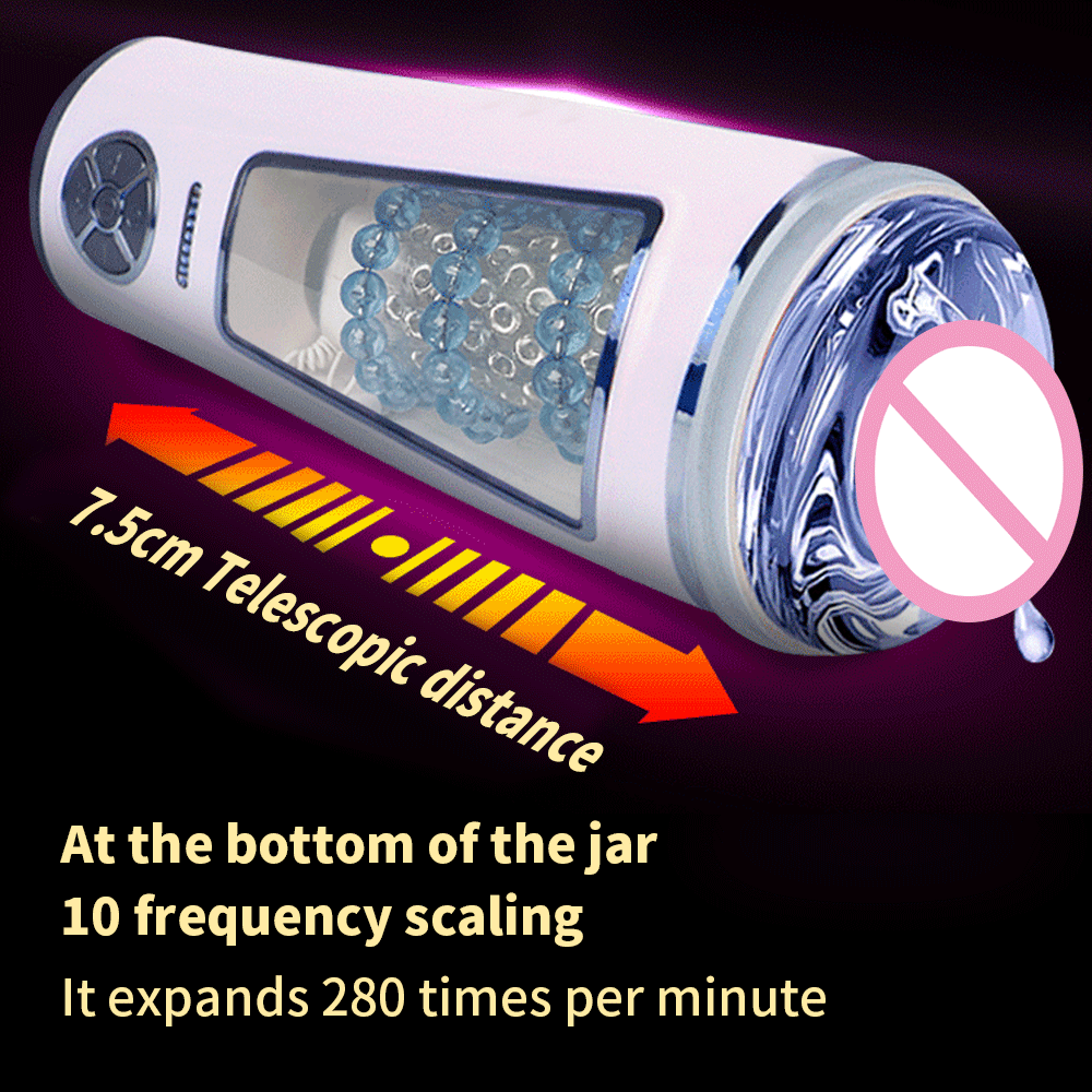 Male Automatic Rotation Sucking Vibration Realistic Vagina Blowjob Masturbator Cup