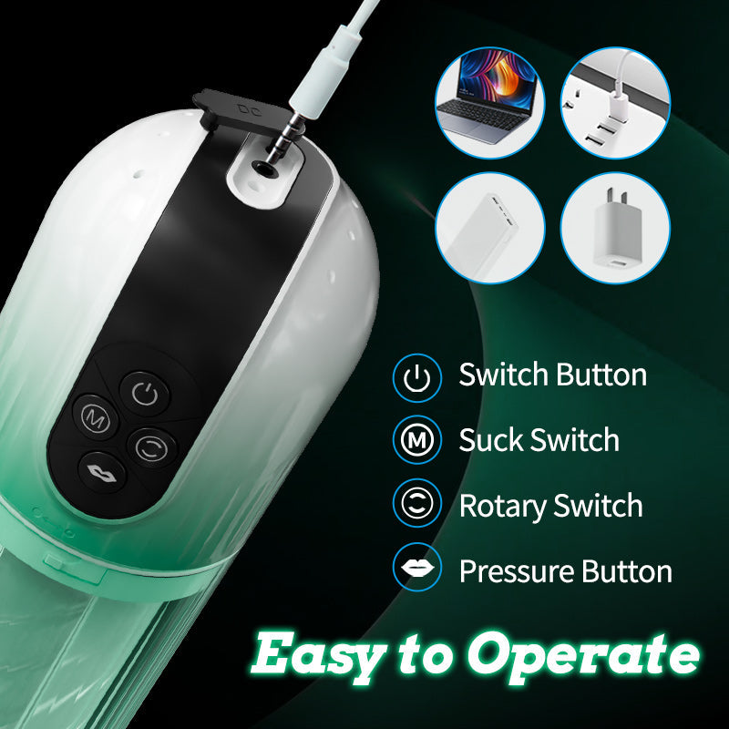 Boehler-Summer New Rotating Tongue Water SPA Automatic Male Masturbator